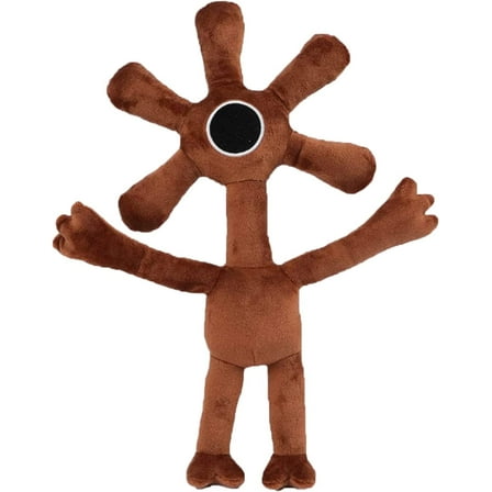 Rainbow Friends Brown Plush Toy, Soft Stuffed Animal for Kids, Kawaii Cartoon Game Character Doll