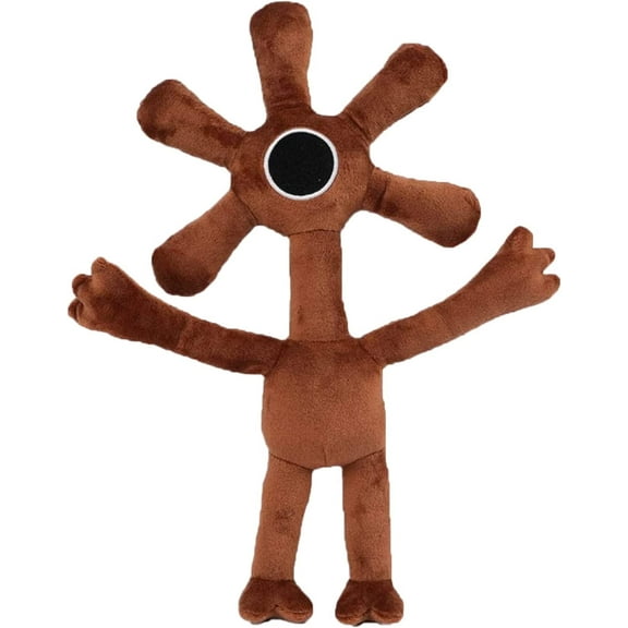 Rainbow Friends Brown Plush Toy, Soft Stuffed Animal for Kids, Kawaii Cartoon Game Character Doll