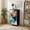 Color-1, variant on 4 Drawer Vertical Storage Dresser Abstract colorful oil canvas texture Hand drawn brush stroke oil with Wood Top Fabric Pull Drawers
