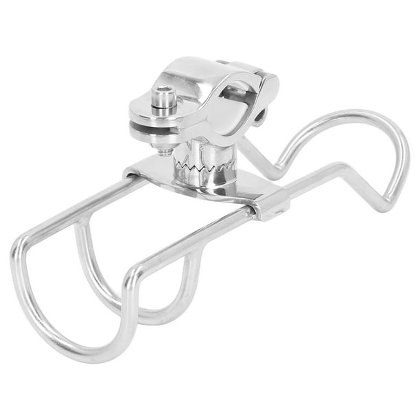 Eye Hooks Stainless Steel 304 Clamp-on Rod Holder for Tube Size 7/8~1 for  Marine Boat Yacht Fishing Accessory Hooks with Screws