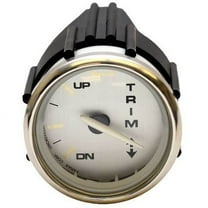 Faria Boat Trim Gauge GBC600A | Kronos Silver Honda 2 Inch