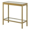 thumbnail image 4 of Evelyn&Zoe Alexis 24" Wide Rectangular Side Table, Brass, 4 of 8