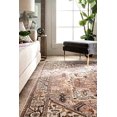 thumbnail image 3 of nuLOOM Ethel Medallion Fringe Area Rug, 6' 7" x 9' 4", Light Brown, 3 of 4