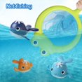 thumbnail image 4 of Juguete de baño para bebés LOYUEGIYO, juego de pesca magnético a partir de 18 meses con 4 ballenas, 4 of 6