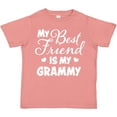 thumbnail image 3 of Inktastic My Best Friend is My Grammy with Hearts Boys or Girls Toddler T-Shirt, 3 of 5
