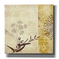 Epic Graffiti 'Golden Henna Breeze 1' by Louis Duncan-He, Giclee Canvas Wall Art, 26"x26"