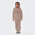 thumbnail image 2 of FYEGRE Christmas Letter Print Hooded Sweater and Pants Outfit Set for Girls Festive Holiday Long Sleeve Top and Bottom Combo Khaki 6-7 Years, 2 of 4
