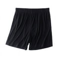 thumbnail image 3 of Bermuda Shorts for Women JIANLAI Lady’s Short Sleepers Light and Flexible, Soft and Comfortable, Pull-String Pajama Pants, Summer Shorts, Cool Fabric M-XXXXL Black, 3 of 4