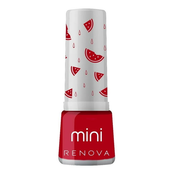 Esmalte para uñas Renova mini Hanako rojo manzana 7.7 ml