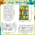 thumbnail image 2 of 3D Cat Rack Box Cutting Dies Cat Tree Card Making Die Stencil Metal Die Cuts Card Scrapbooking Embossing Template Dies, 2 of 9