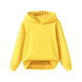 thumbnail image 5 of Kids' Hoodie Kangaroo Pocket Long Sleeve Casual Pullover Basic Comfortable Classic Solid Color Fall Top, 5 of 5