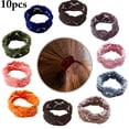 thumbnail image 1 of 10 Pcs Corde à Cheveux, Attache Élastique pour Queue de Cheval Accessoires pour Cheveux Bandeau pour Femmes Filles Dames, 1 of 6