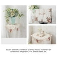 thumbnail image 4 of stanreset Modern Square Embroidery Table Cloth Elegant Dinner Desk Mat Cover Polyester Home Wedding Party Decoration No.1, 4 of 6