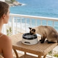 thumbnail image 6 of Dog Water Bowl No Spill, 25oz Large Capacity Slow Water Feeder, Spill Proof Pet Water Dispenser Vehicle Carried Travel Drinking Water Bowl for Dogs, Cats, 6 of 6