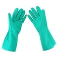 thumbnail image 2 of Guantes Resistentes Químicos De NBR Guantes Protectores De Limpieza De Los Guantes Del Trabajo De La Resistencia Del Envejecimiento 150℉, 2 of 7