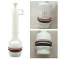 Mlless White 1.6 gpf Toilet Flush Valve Replacement Kit for Mansfield