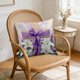 thumbnail image 5 of Funda de almohada de Pascua para cojín de sofá | Funda de almohada decorativa de conejo y huevo de primavera | Funda de cojín festiva para la decoración del sofá y la cama, 5 of 6