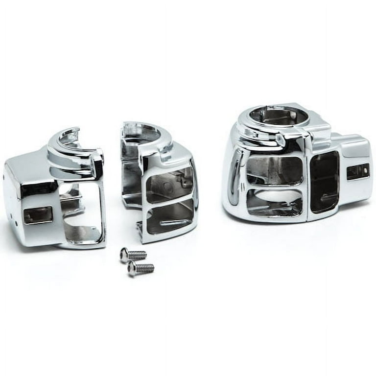Chrome switch covers for harley davidson sales