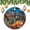 pattern-1108, variant on Ceramic Ornament Rustic Halloween Xmas Tree Ornaments Christmas Tree Gifts Gift Ideas for Home Decor Halloween Nightmare Puimpkins Christmas Tree Ornament