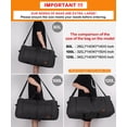 thumbnail image 2 of Bolsa de viaje Urtala, 80 L, extra grande, impermeable, 2 of 7