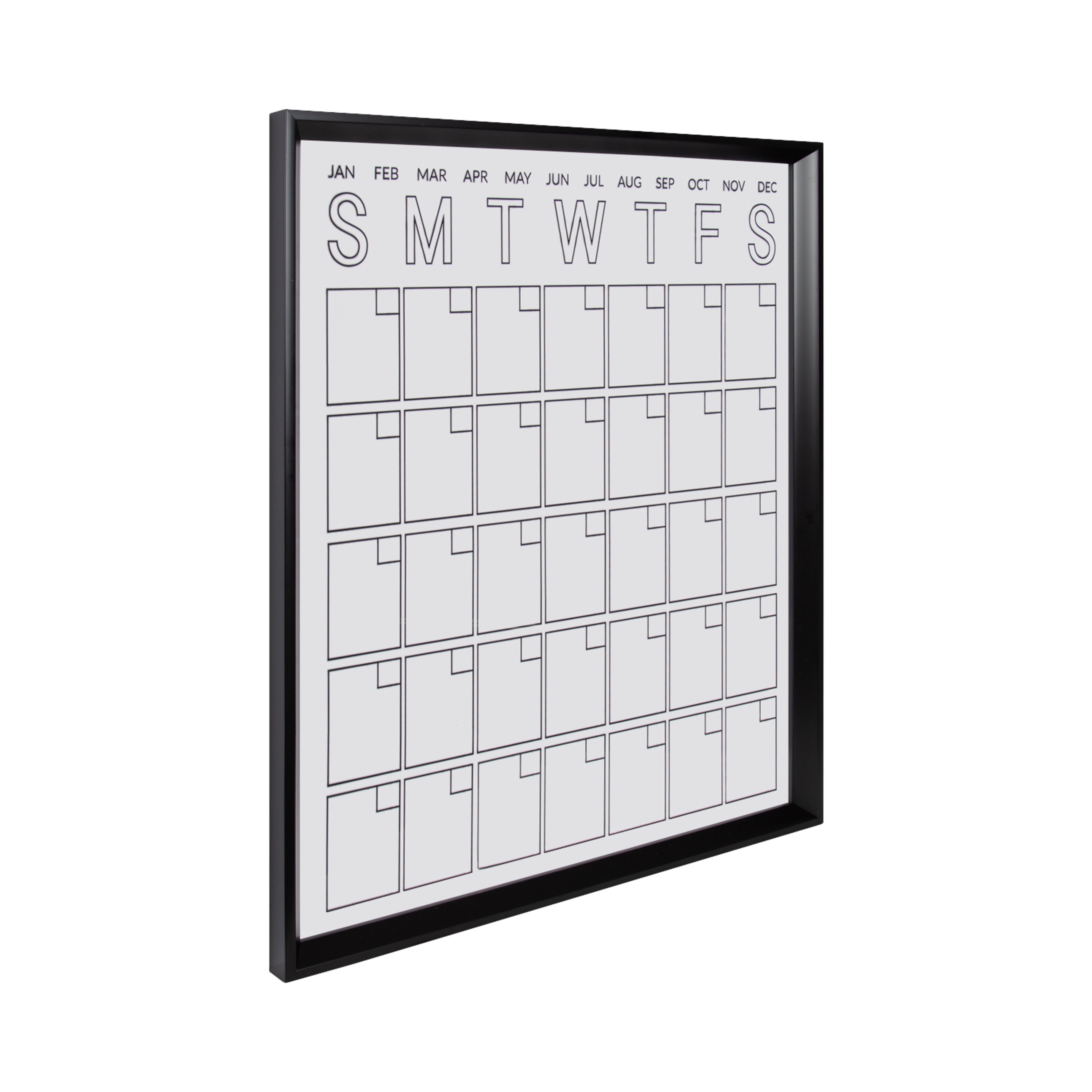 Kate And Laurel Calter Modern Acrylic Dry Erase Wall Calendar 25 5 X Kate And Laurel Calter Modern Acrylic Dry Erase Wall Calendar 25 5 X