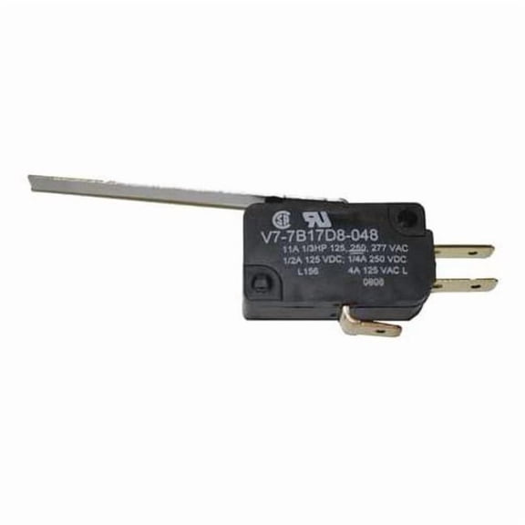 Honeywell Miniature Snap Action Switch, Lever, Long Actuator, SPDT V7-7B17D8-048