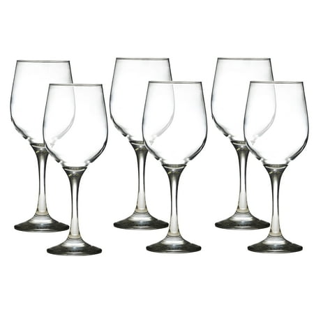 

LAV - Set of 6 Stemmed Wine Glasses 400mL Capacity Dishwasher Safe