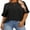 Black, variant on Women's Plus Size T Shirts Oversized Tees Summer Half Sleeve Crew Neck Whiskey Graphic Tunic Tops Basic Top