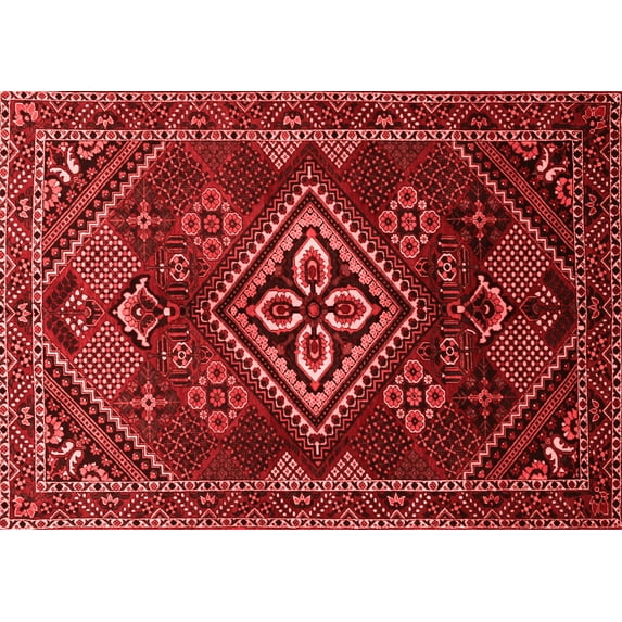 Ahgly Company Indoor Rectangle Persian Red Traditional Area Rugs, 2' x 3'