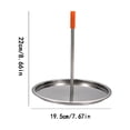 thumbnail image 2 of TIMIFIS Support de Rôtissoire en Acier Inoxydable pour Poulet Rôtissoire Barbecue Ensemble de Poêles Grillées Brochettes en Métal pour Outils de Barbecue, 2 of 5