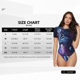 thumbnail image 5 of Salouo Feathered Wolf for Women's Short Sleeve Bodysuit,Sexy Bodysuits One Piece Round Neck Bodysuit Shapewear Tummy Control-XX-Large, 5 of 7