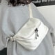 thumbnail image 4 of Bolso de pecho para mujer bandolera de nailon informal color sólido para vacaciones (blanco S), 4 of 8
