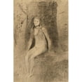 thumbnail image 3 of Odilon Redon 11x14 Black Modern Framed Museum Art Print Titled - The Young Dreamy (circa 1870-1875), 3 of 5