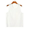 thumbnail image 4 of Tauxra Men's Sleeveless Mesh Vest,Summer Hollow Out Fitness V Neck Breathable Knit, 4 of 7