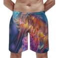 thumbnail image 2 of JRXY Anime Jellyfish Summer Boardshorts Men's Beach Shorts Pajama Bottom Pants with Drawstring & Pockets S, 2 of 7