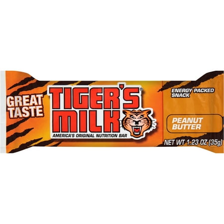 Tiger's Milk Peanut Butter Protein Nutrition Bar, 35 g