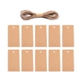 thumbnail image 4 of 10 Piezas Etiqueta de Papel Kraft perfecl Etiquetas de Equipaje Etiquetas para Tarjetas de Mensaje 6x2.5cm, 4 of 8