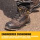 thumbnail image 2 of Bota de trabajo DEWALT Reynolds para hombre, impermeable, piel, punta de acero, 2 of 5
