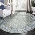 thumbnail image 4 of SAFAVIEH Brentwood Pompeii Geometric Area Rug, Light Gray/Blue, 6'7" x 6'7" Round, 4 of 11