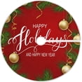 thumbnail image 1 of FMSHPON Holidays 3D Balls Xmas Christmas Tree Skirt Stand Mat for Holiday Party Decoration Indoor Outdoor 36 inches, 1 of 6