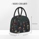 thumbnail image 2 of Disketp Stylish Avian Gathering Bolsa Térmica para Almuerzo, Lonchera con Abertura Amplia y Gran Capacidad, Organizador Reutilizable para Mujeres, Hombres y Adultos, 2 of 6