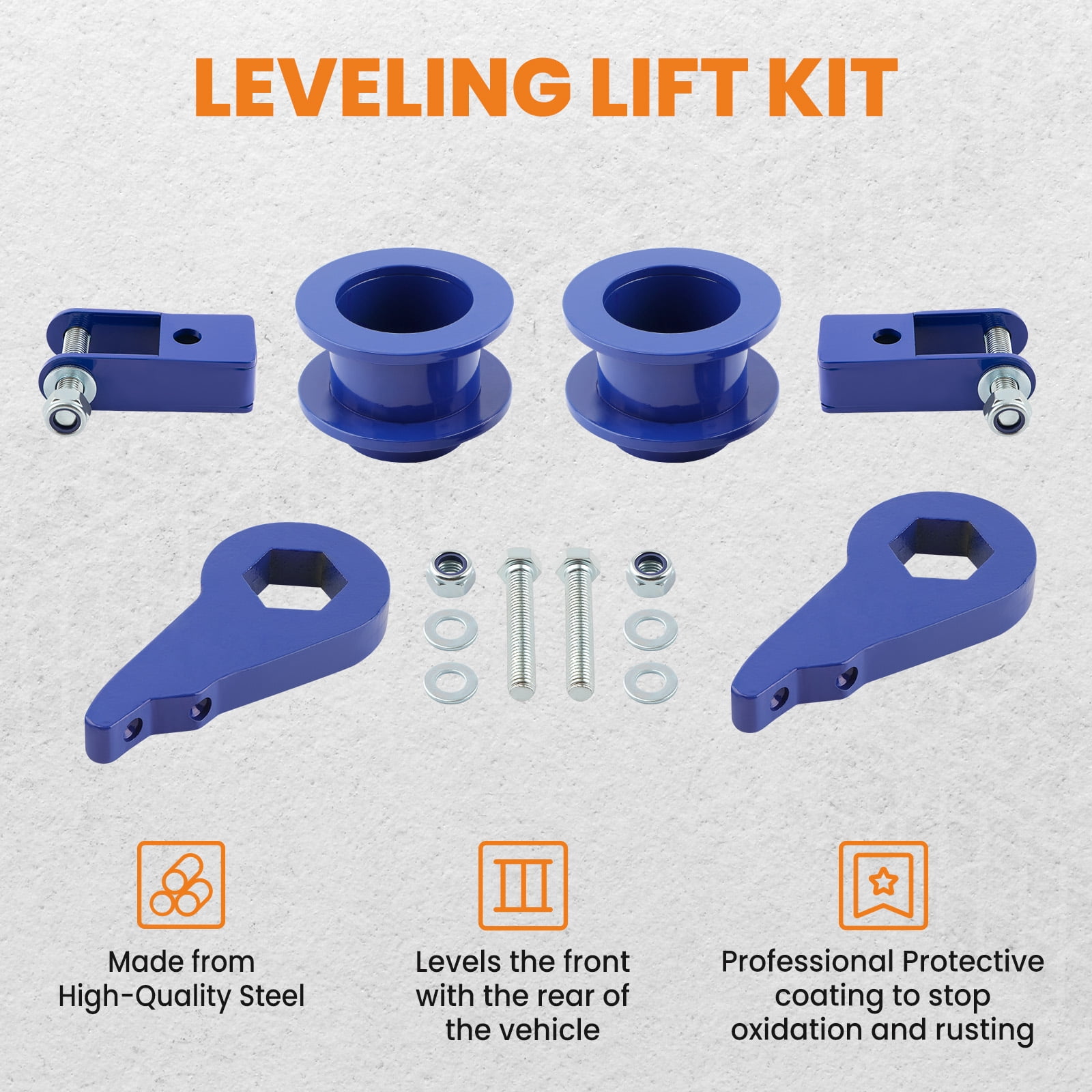 Adjustable 1-3" Front 2" Rear Lift Kit For Chevy Tahoe Suburban 1500 2000-2006