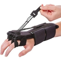 BraceAbility Radial Nerve Palsy Wrist Brace, Adjustable Finger Extension Support for Wrist Drop, Universal
