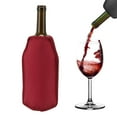 thumbnail image 4 of Refroidisseur de Bouteille de Vin Réutilisable, Léger, Longue Durée, Ajustable, Résistant aux Déchirures, Manchon de Refroidisseur de Vin pour Bar Noir, Bourgogne, 4 of 7