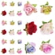 thumbnail image 2 of KAKOWELY 30 rosas artificiales, mini arreglos florales, material para manualidades., 2 of 5