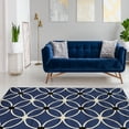 thumbnail image 2 of Claremont Cylinder Blue/Black Rug, Mutliple Sizes, 2 of 6