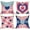 Valentines Day Love, variant on Valentines Day Love Decorative Throw Pillow Covers 16 x 16 Set of 4, Pink Blue Hearts Letter Arrow Be Mine Porch Outdoor Pillowcase, Anniversary Wedding Sofa Couch Cushion Case Home Decor