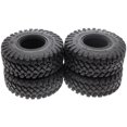 thumbnail image 3 of 4 piezas de neumáticos Rock Crawler de 2,2 pulgadas, neumático plegable de 128 mm con mousses para Axial Wraith SCX10 Wrangler -4 Rueda 2,2, 3 of 5