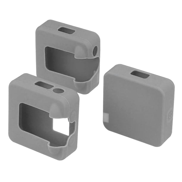 Likrtyny 3 Fundas Protectoras Silicona para Micrófono RODE Wireless Go II (gris)