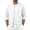 White, variant on Men's Cotton Linen Fashion Varsity Jacket Causal Slim Fit Baseball Letterman Bomber Jackets Outdoor Camping Traveling